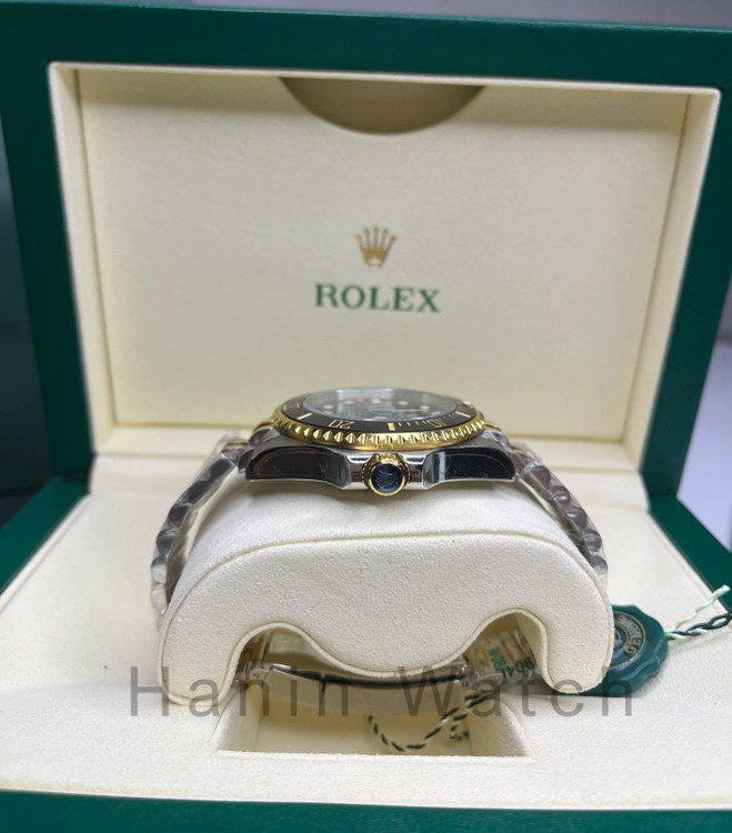 رولکس-ساب-مارینر-دو-رنگ-صفحه-مشکی