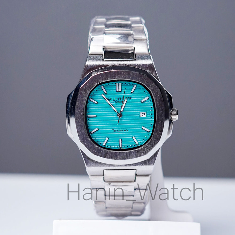 ساعت پتک فیلیپ ناتیلوس صفحه تیقانی سیلور فول استیل