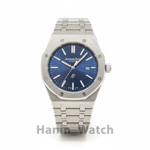 ساعت مچی ای پی AP تک موتور آبی Audemars Piguet royal oak