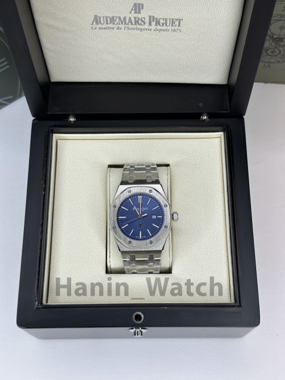 ساعت مچی ای پی AP تک موتور آبی Audemars Piguet royal oak