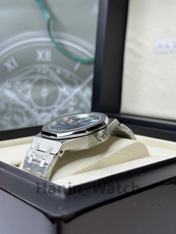 ساعت مچی ای پی AP تک موتور آبی Audemars Piguet royal oak