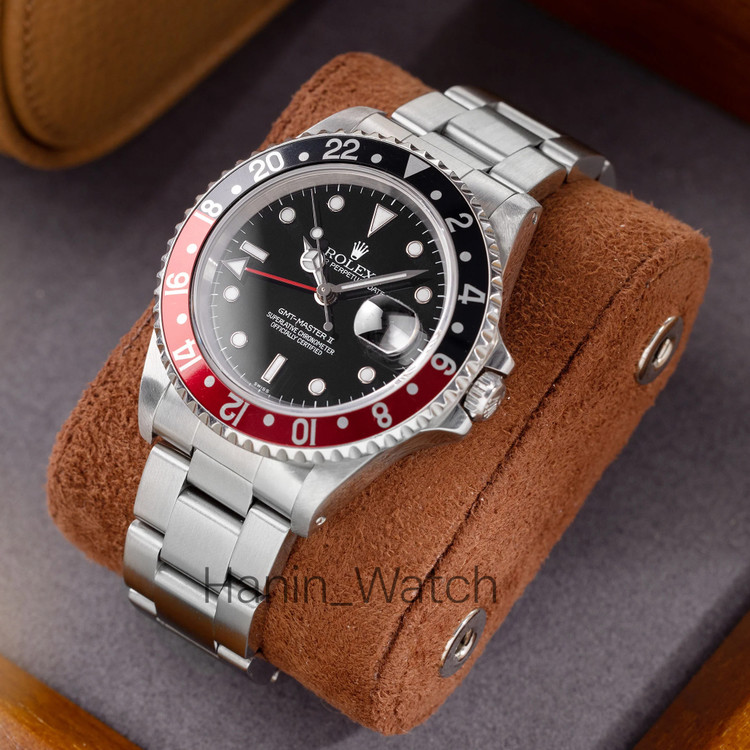 ساعت مچی مردانه رولکس GMT Master 2 کوکاکولا